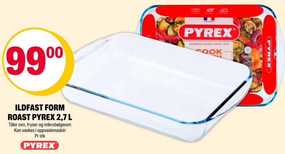 Ildfast Form Roast Pyrex 2,7 L