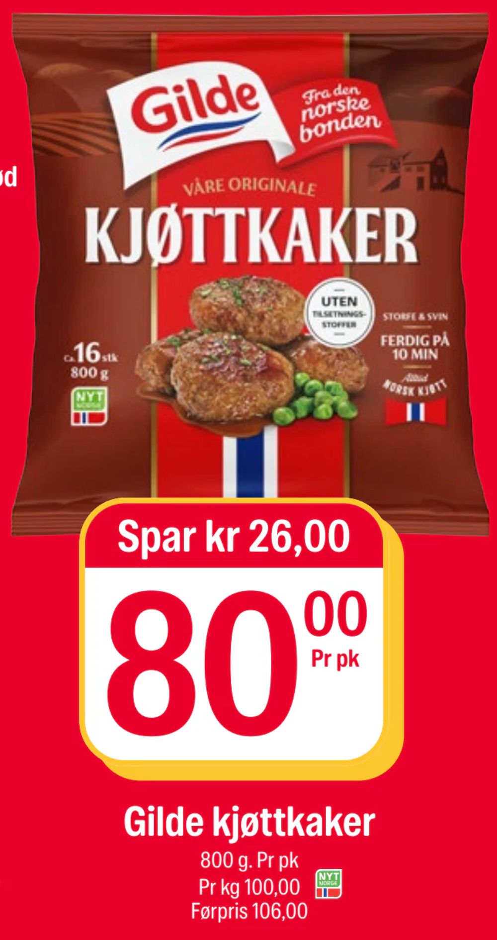 Gilde kjøttkaker
