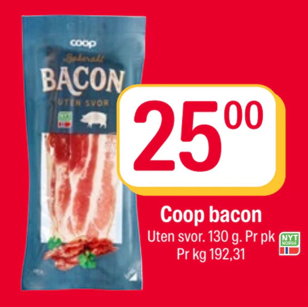 Coop bacon