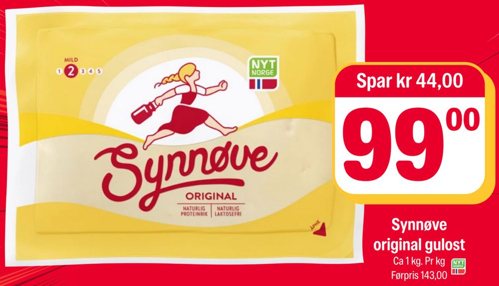 Synnøve original gulost