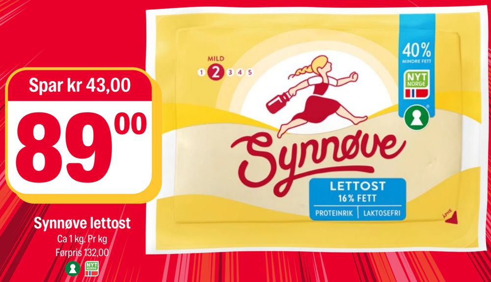 Synnøve lettost