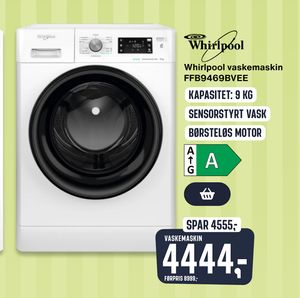 Whirlpool vaskemaskin FFB9469BVEE