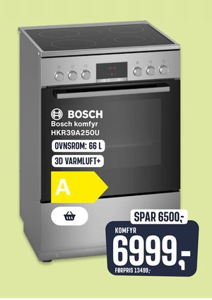 Bosch komfyr HKR39A250U