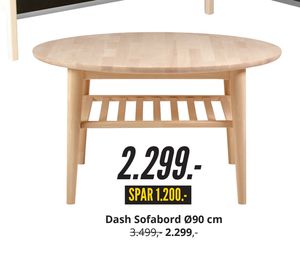 Dash Sofabord Ø90 cm