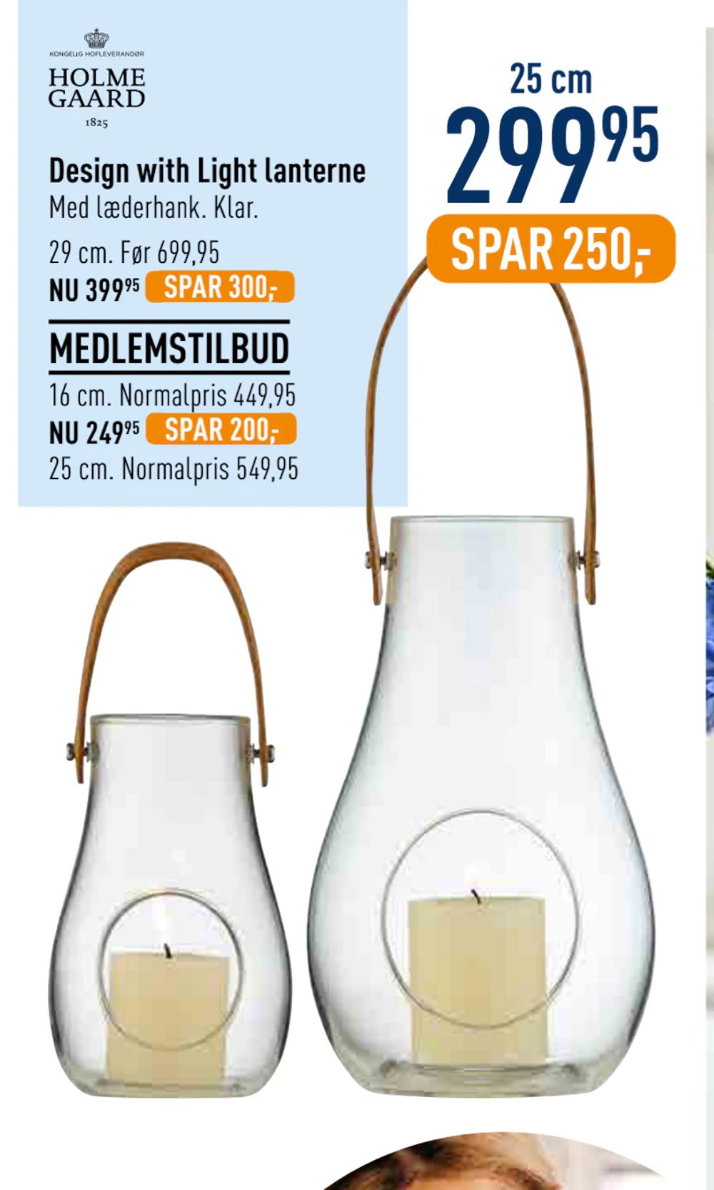 Tilbud på Design with Light lanterne fra Imerco til 299,95 kr.
