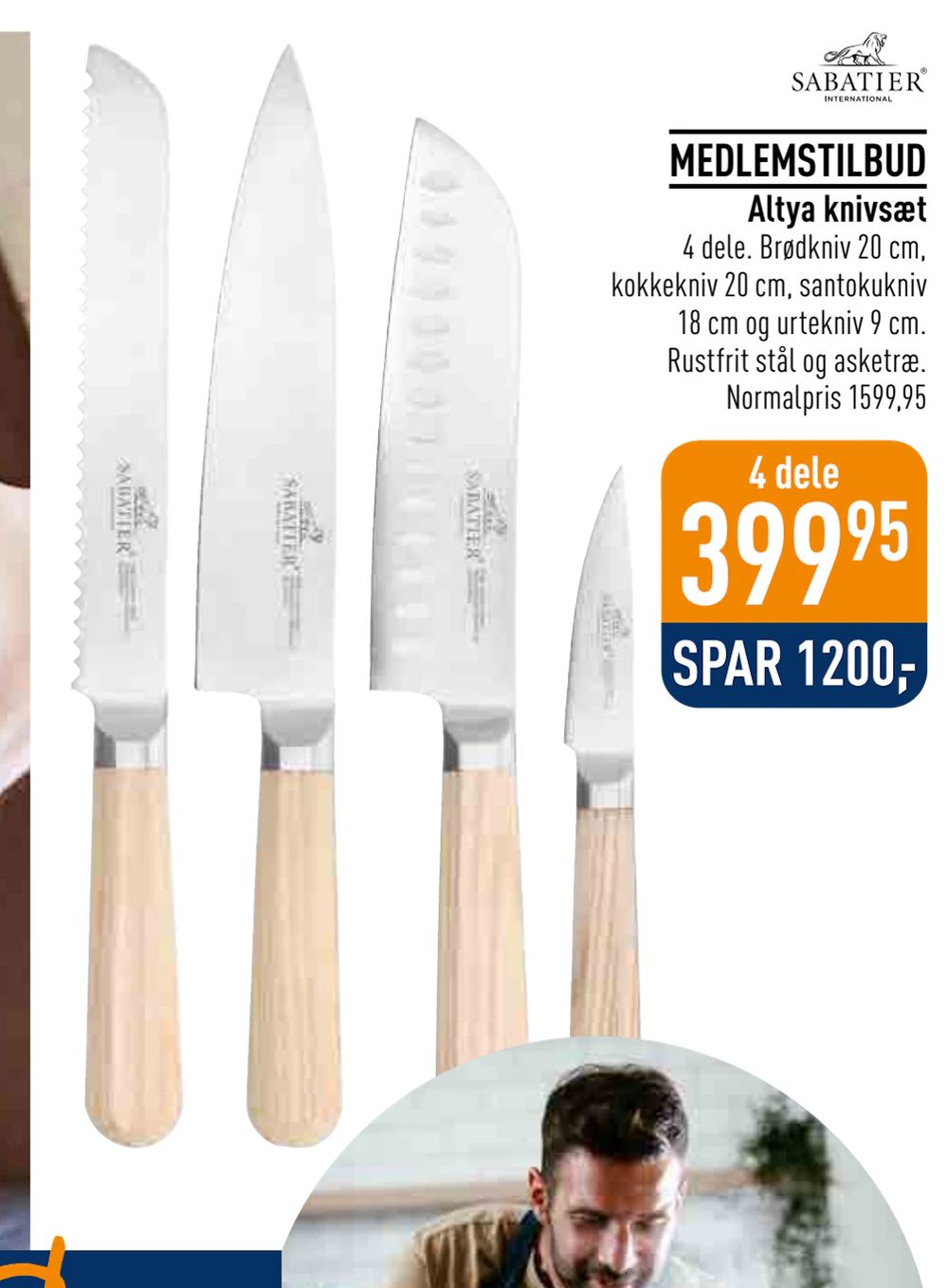 Tilbud på Altya knivsæt fra Imerco til 399,95 kr.