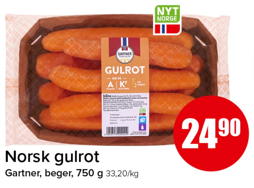 Norsk gulrot