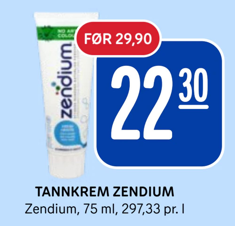Tannkrem Zendium
