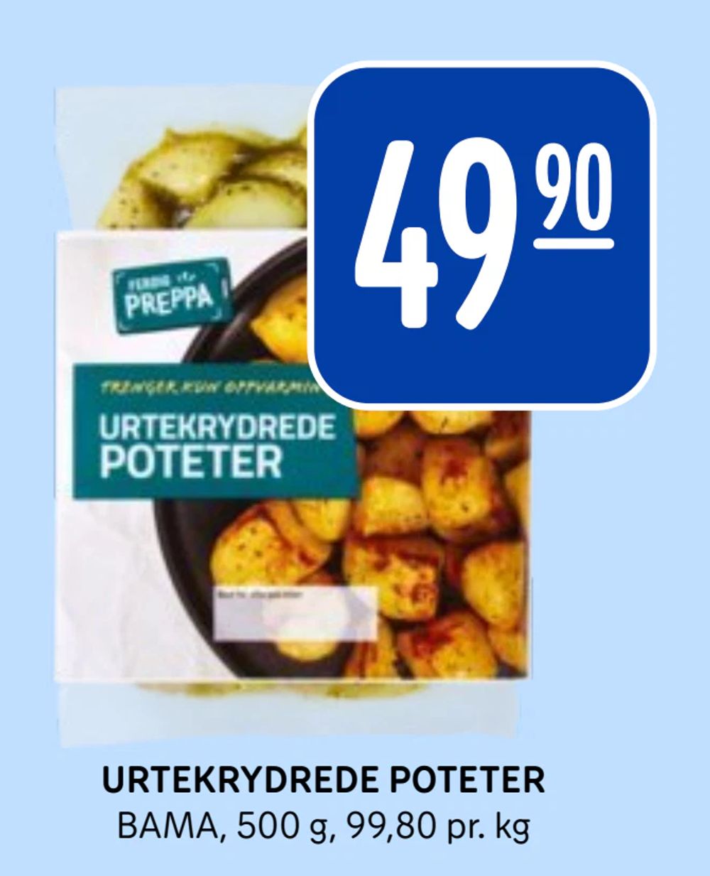 Urtekrydrede Poteter