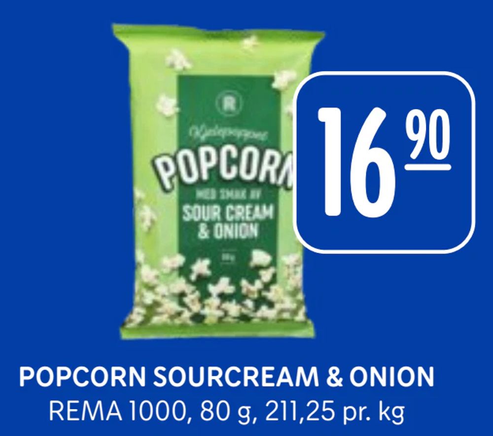 Popcorn Sourcream & Onion