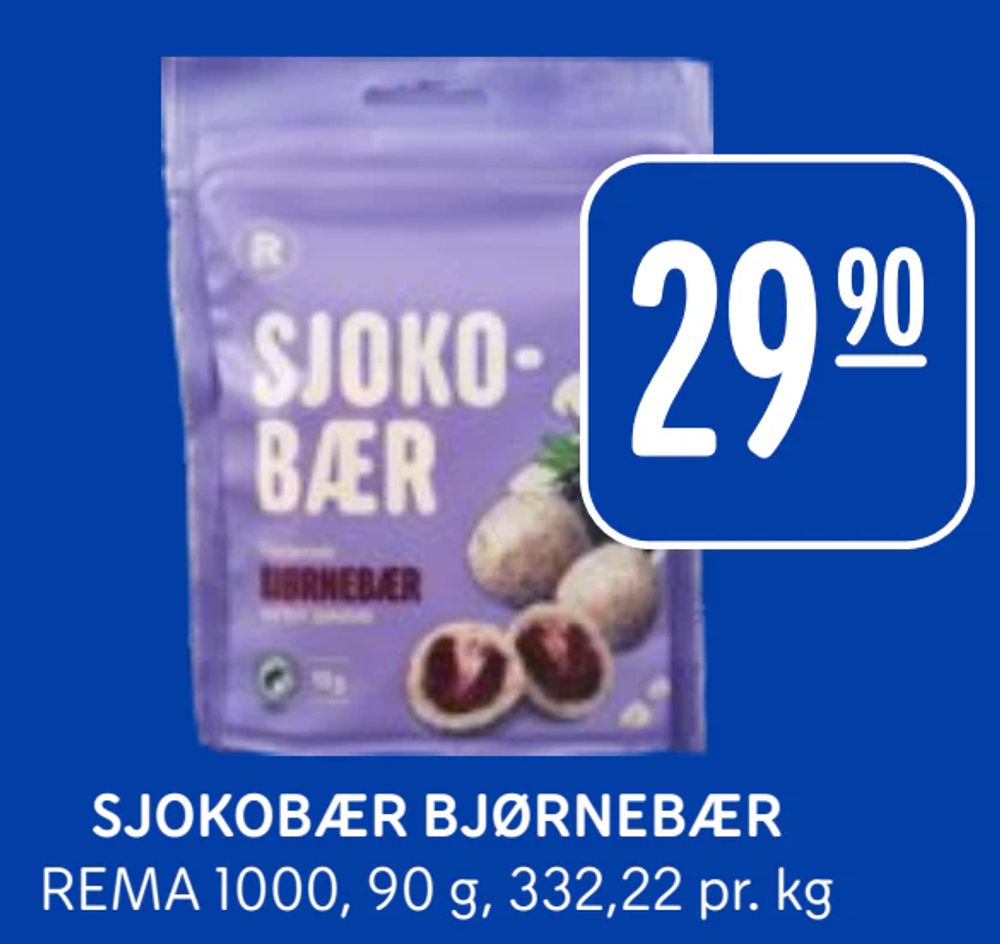 Sjokobær Bjørnebær