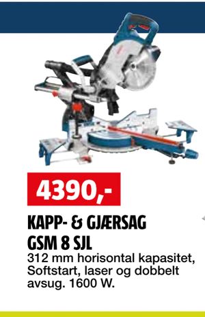 KAPP- & GJÆRSAG GSM 8 SJL