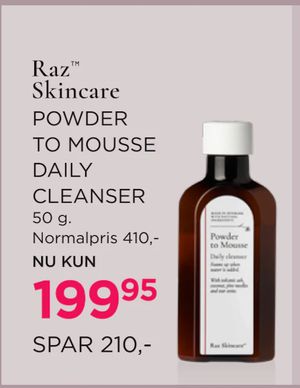 POWDER TO MOUSSE DAILY CLEANSER