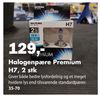 Halogenpære Premium H7, 2 stk