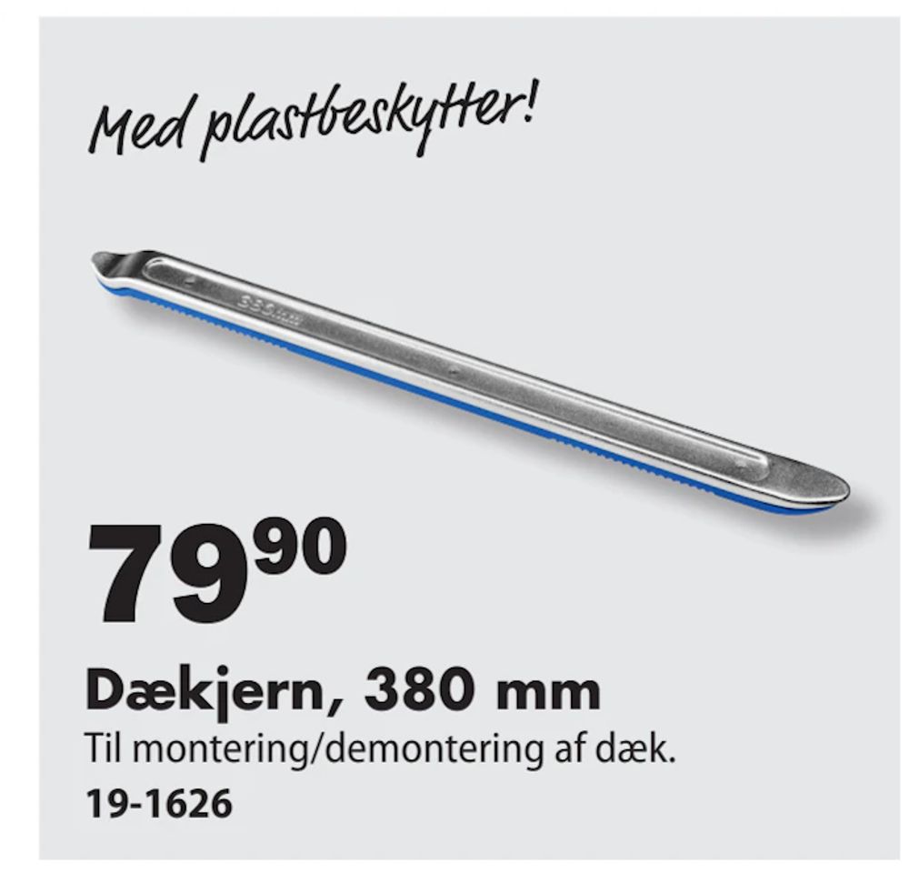 Tilbud på Dækjern, 380 mm fra Biltema til 79,90 kr.