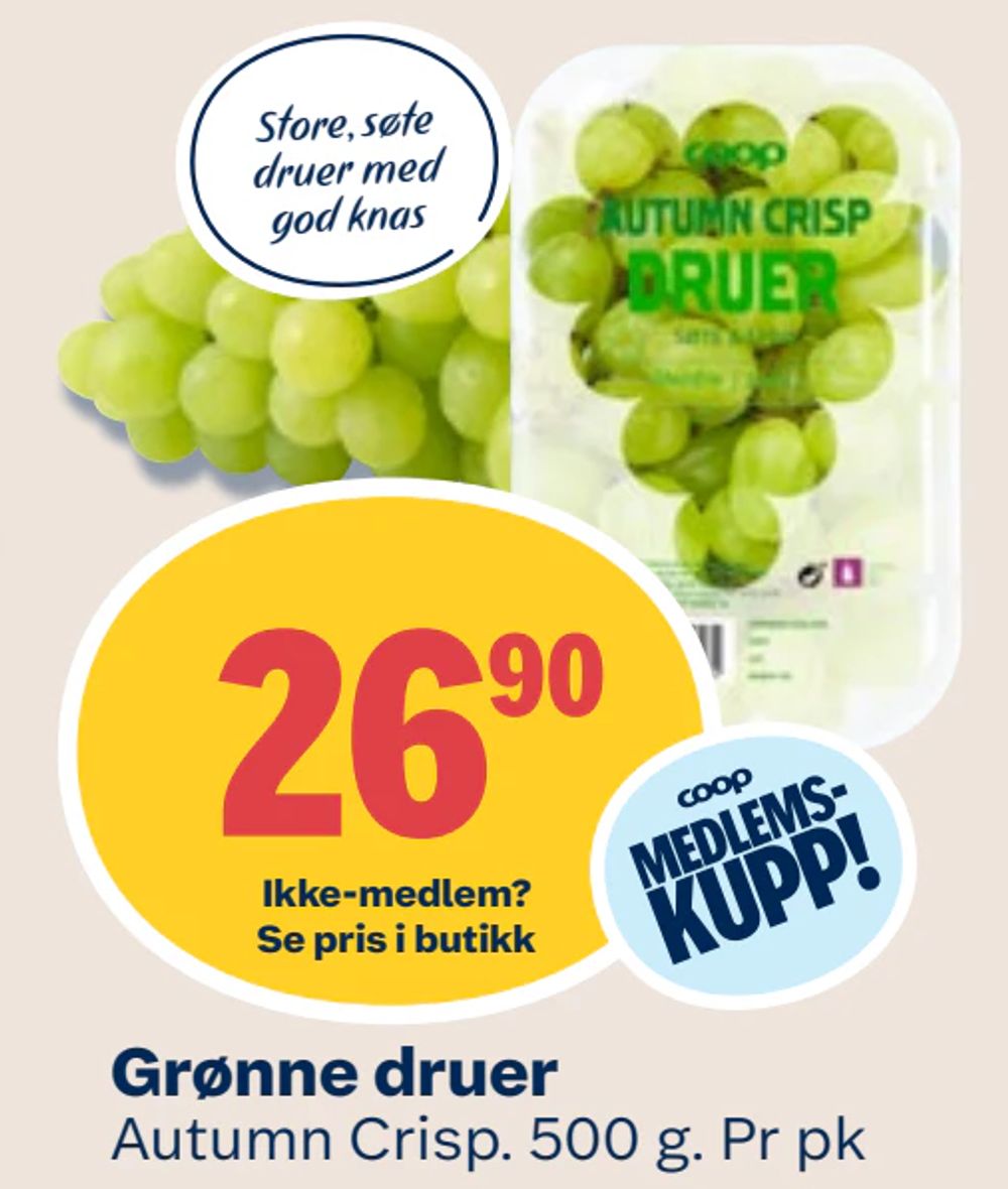 Grønne druer