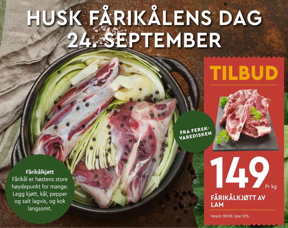 Fårikålkjøtt av Lam