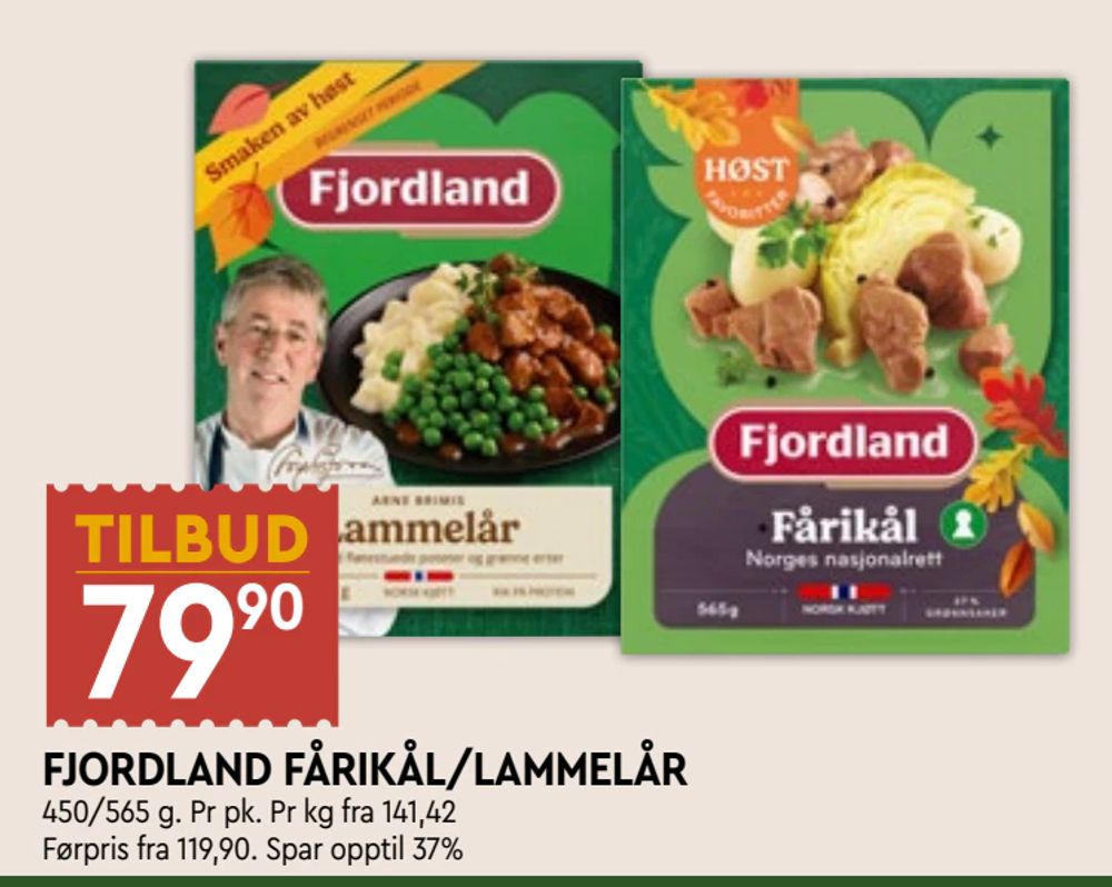 Fjordland Fårikål/Lammelår