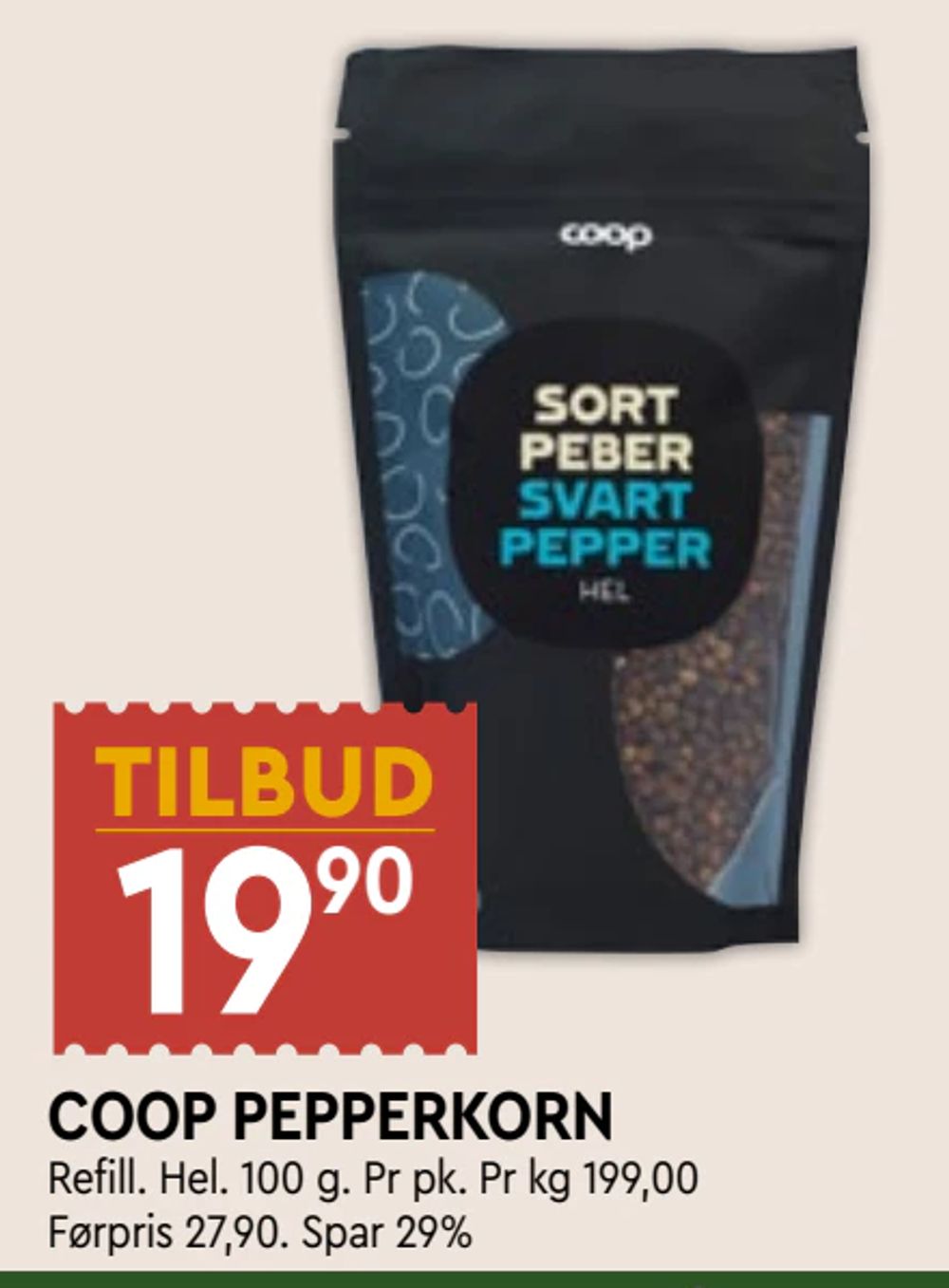 Coop Pepperkorn