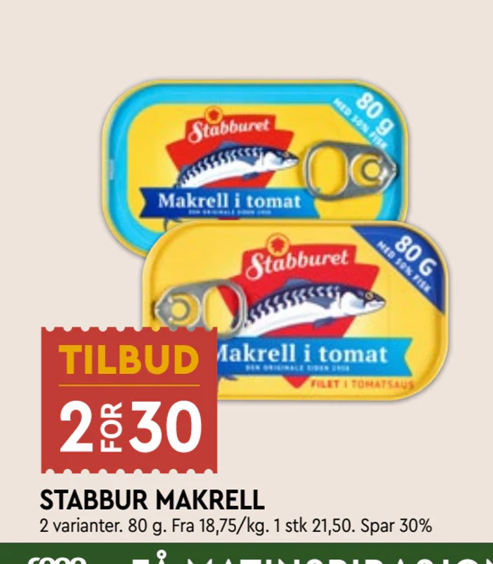 Stabbur Makrell