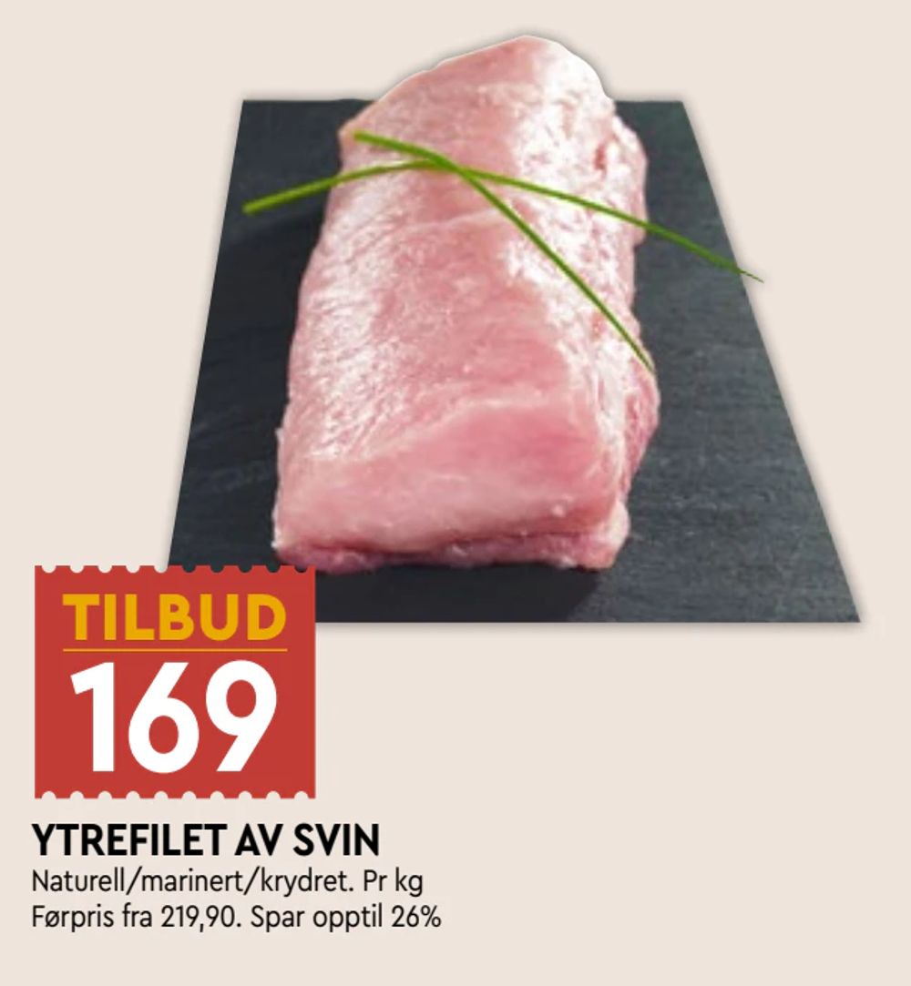 Ytrefilet av Svin