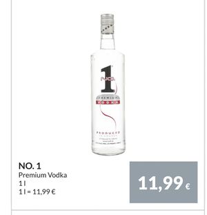 Premium Vodka 1 l 1 l = 11,99 €