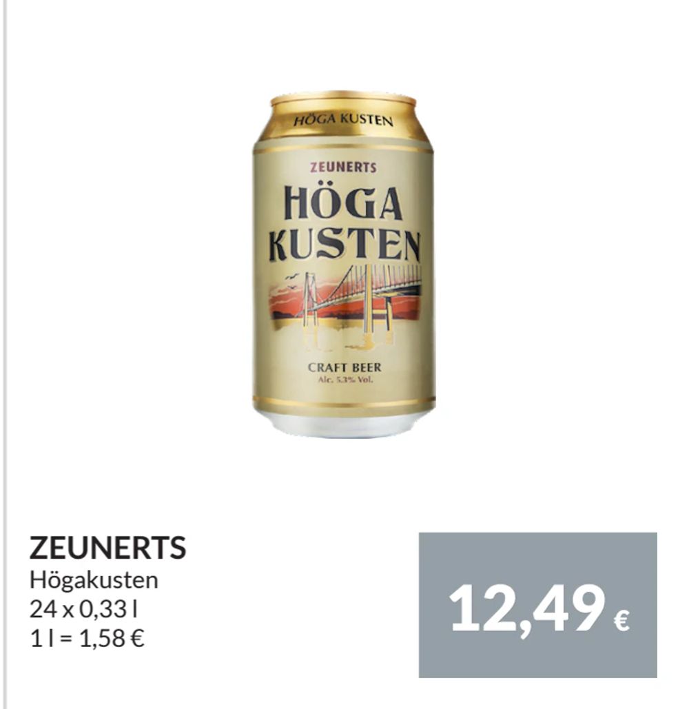 Erbjudanden på ZEUNERTS från Nielsen Scan-Shop för 12,49 €