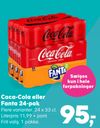 Coca-Cola eller Fanta 24-pak