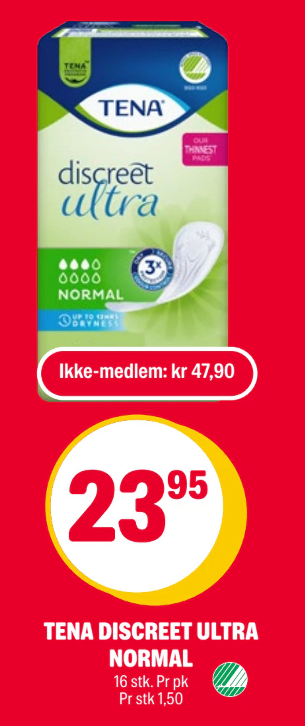 Tena Discreet Ultra Normal