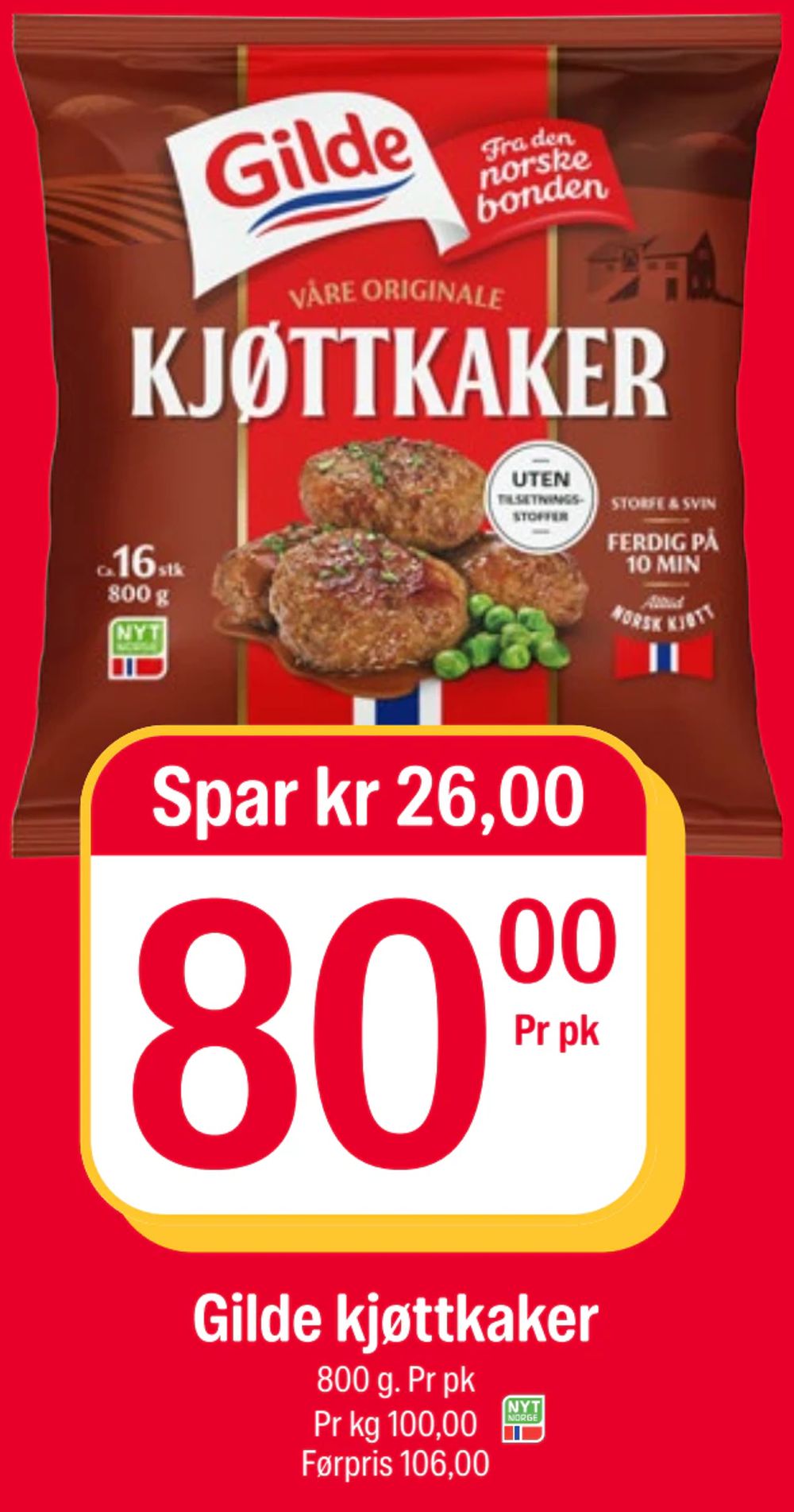 Gilde kjøttkaker