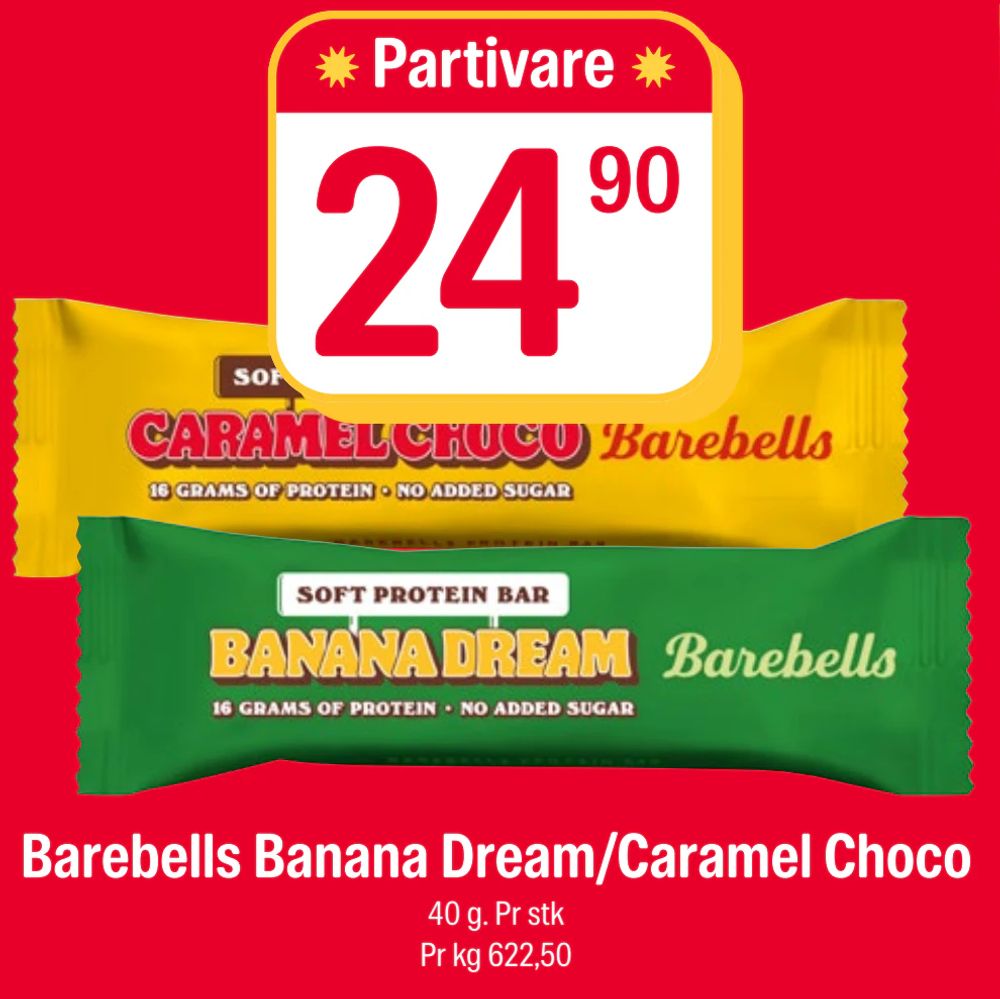 Barebells Banana Dream/Caramel Choco