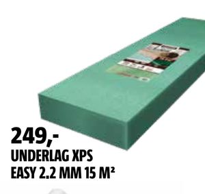 UNDERLAG XPS EASY 2.2 MM 15 M²