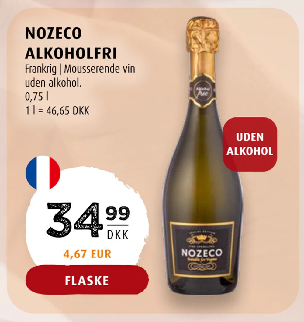 Tilbud på NOZECO ALKOHOLFRI fra Scandinavian Park til 34,99 kr.