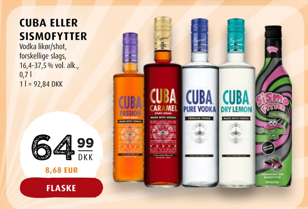 Tilbud på CUBA ELLER SISMOFYTTER fra Scandinavian Park til 64,99 kr.