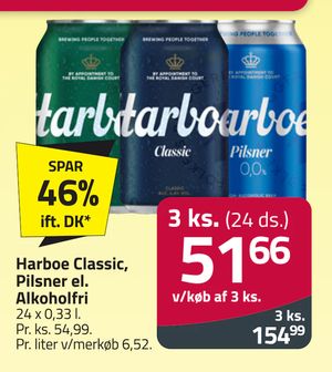 Harboe Classic, Pilsner el. Alkoholfri