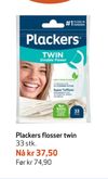 Plackers flosser twin