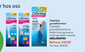 Clearblue graviditetstest