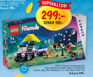 LEGO Friends Campingbil för stjärnskådning