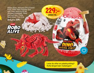 Robo Alive. Volcano Dino Fossil