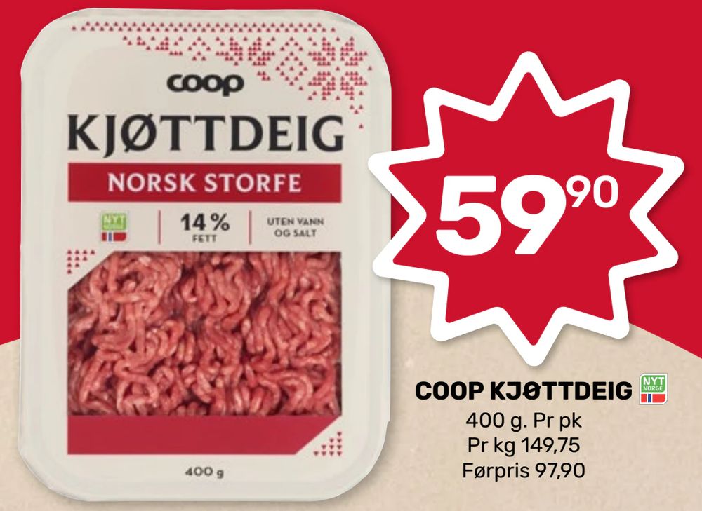 Coop Kjøttdeig