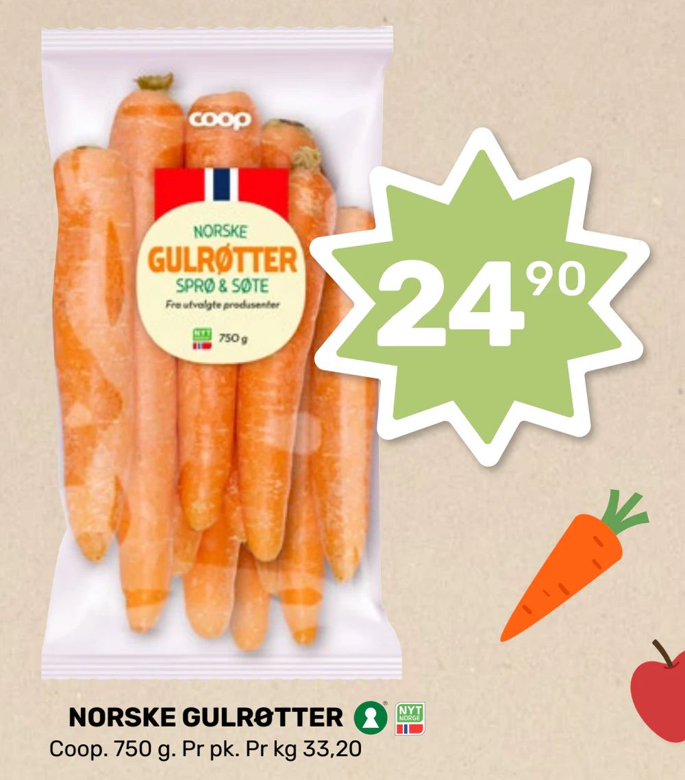 Norske Gulrøtter