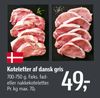 Koteletter af dansk gris