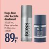 Hugo Boss eller Lacoste deodorant