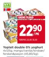 Yoplait double 0% yoghurt