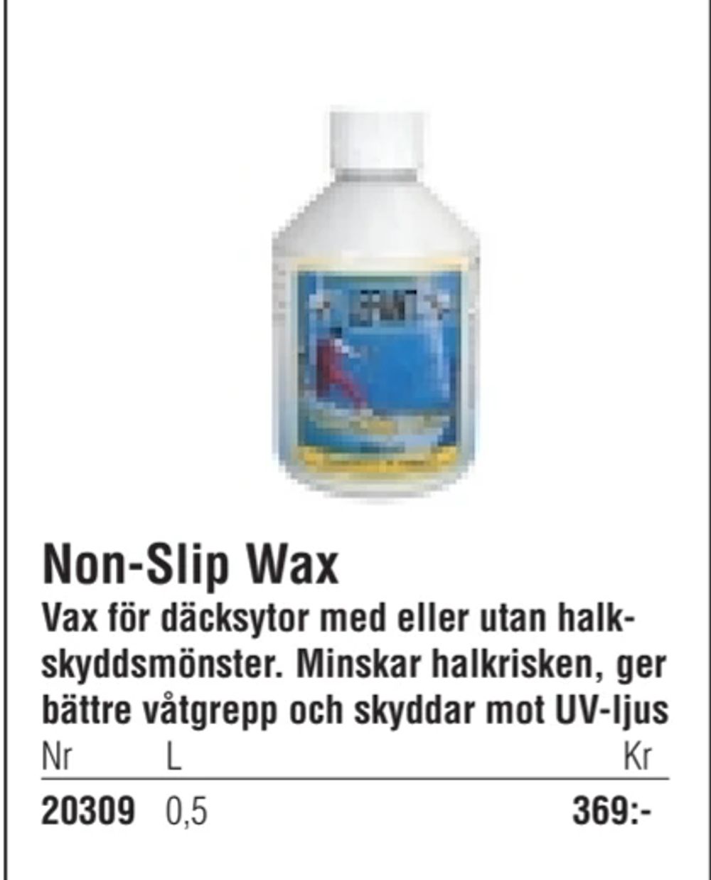 Erbjudanden på Non-Slip Wax från Erlandsons Brygga för 369 kr