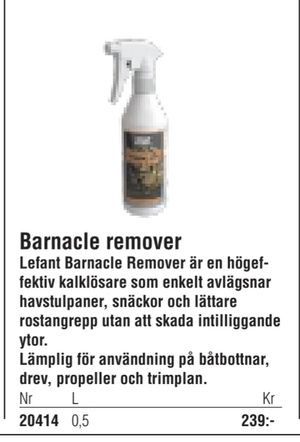 Barnacle remover