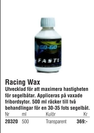 Racing Wax