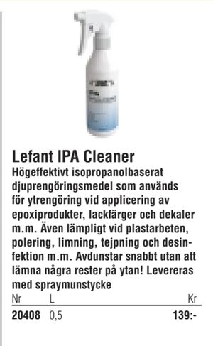 Lefant IPA Cleaner