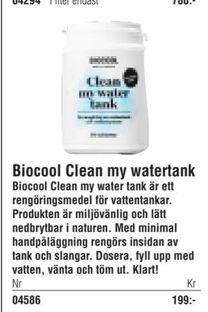Biocool Clean my watertank