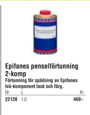 Epifanes penselförtunning 2-komp